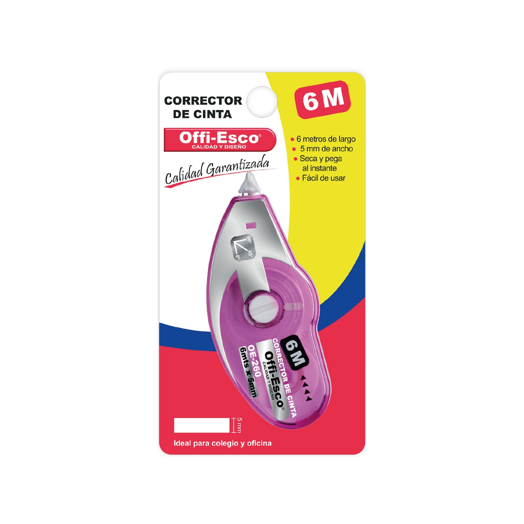 Corrector cinta 6mts Offi-Esco OE-260