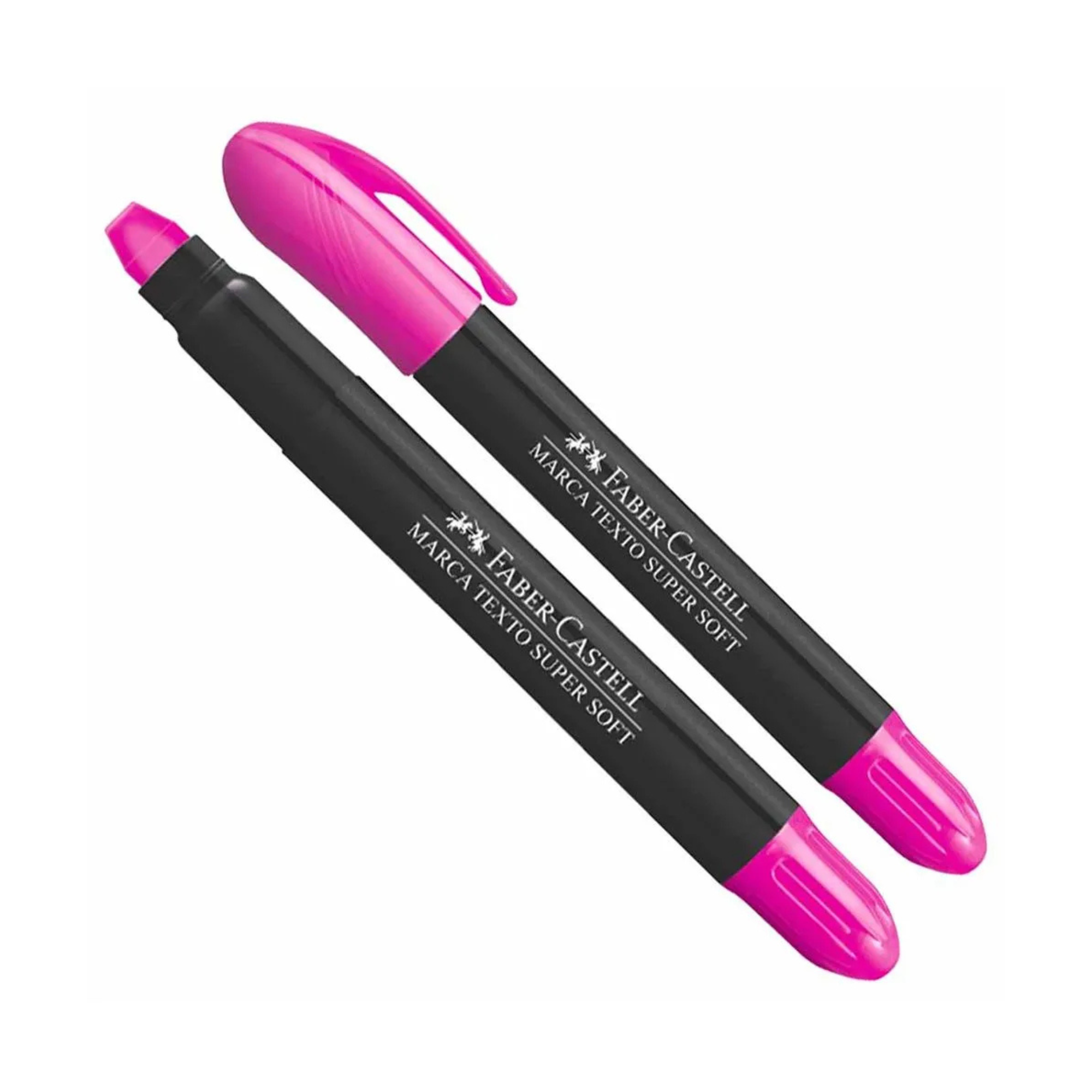Resaltador Faber Castell Gel Fucsia SuperSoft 