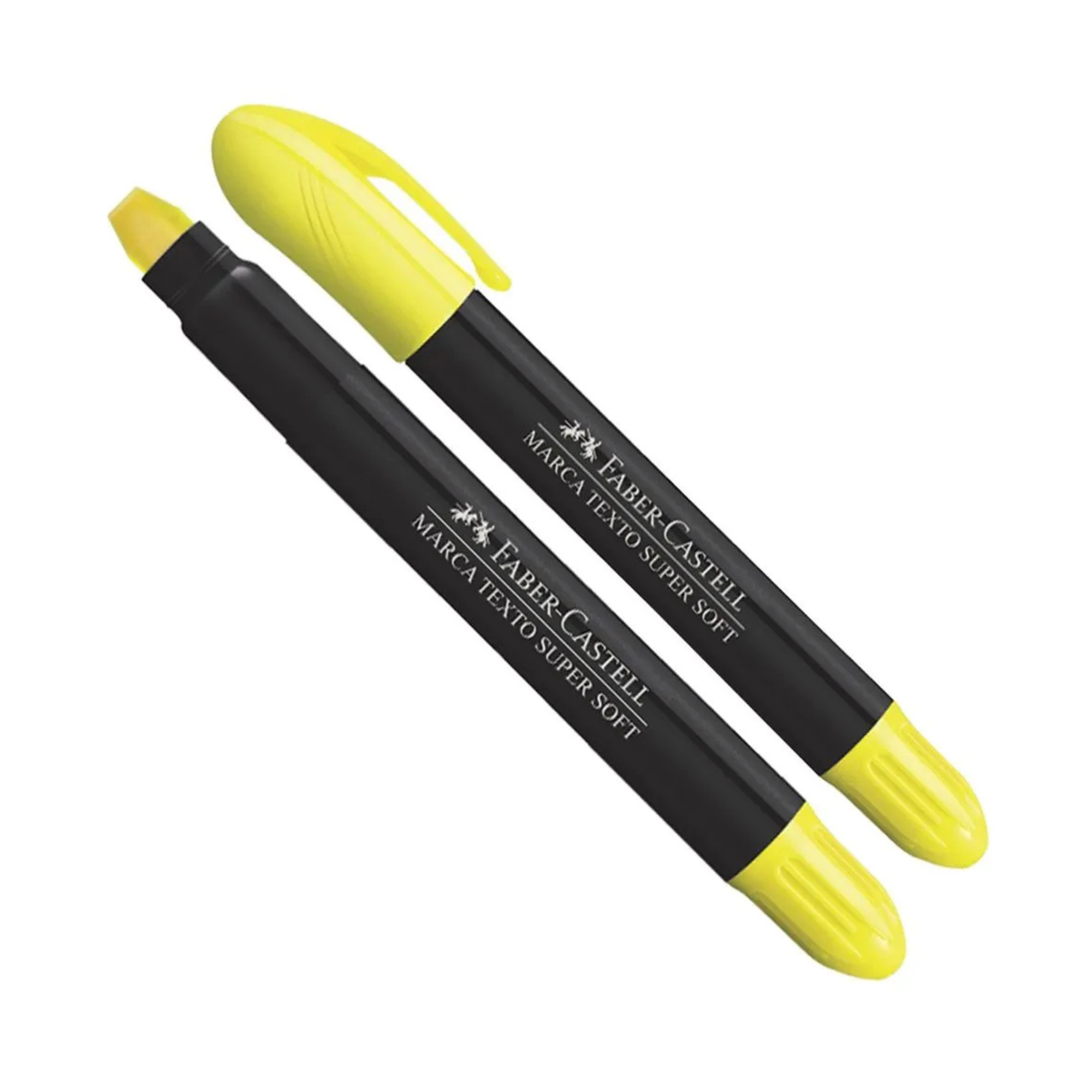 Resaltador Faber Castell Gel Amarillo SuperSoft 