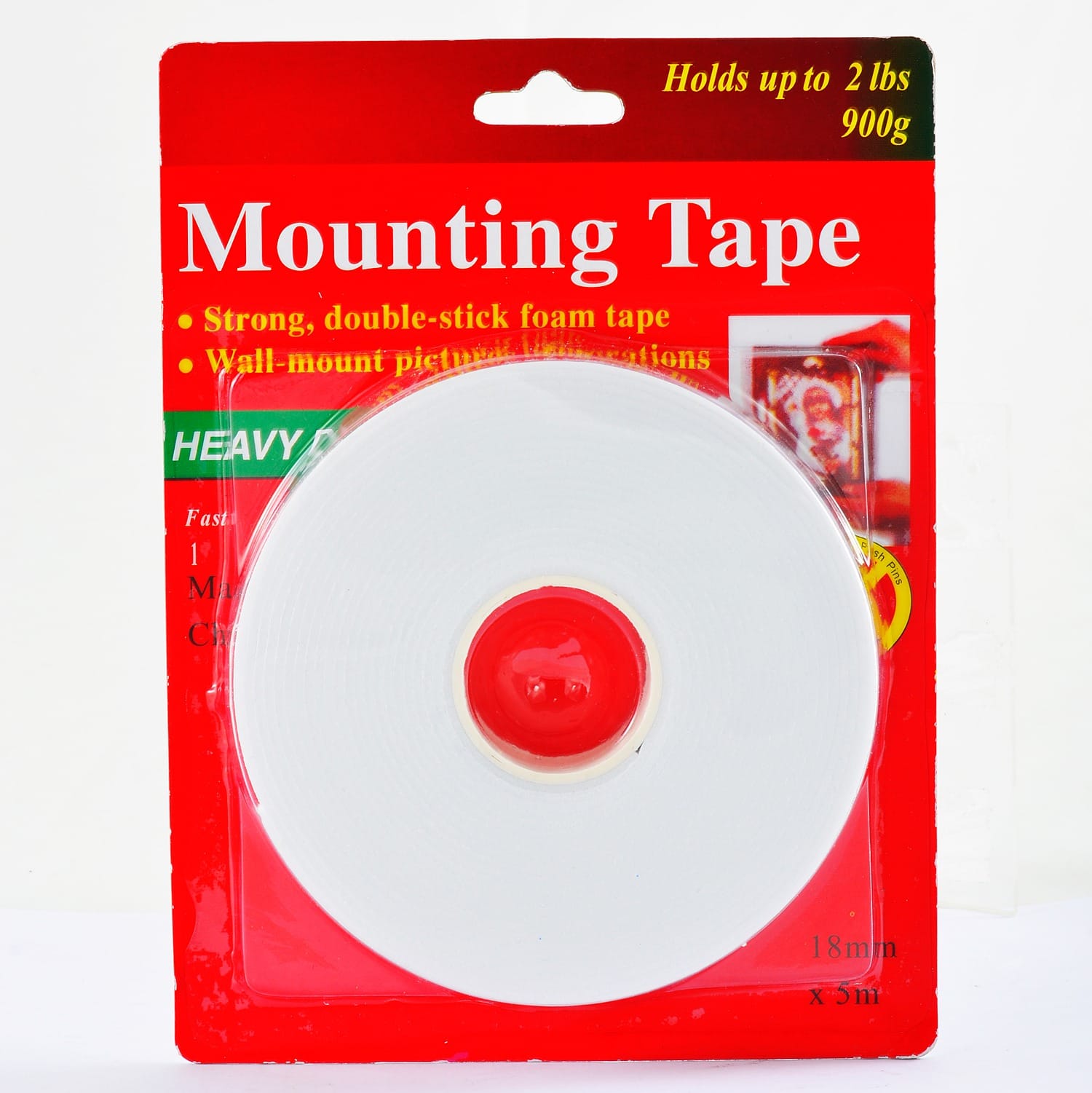 Cinta Pointer doble faz 18mmx5mts Espumada 8A018-MF-18X5