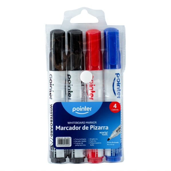 images Marcador Pointer borrable X4 BK-105-4 - Imagen 1