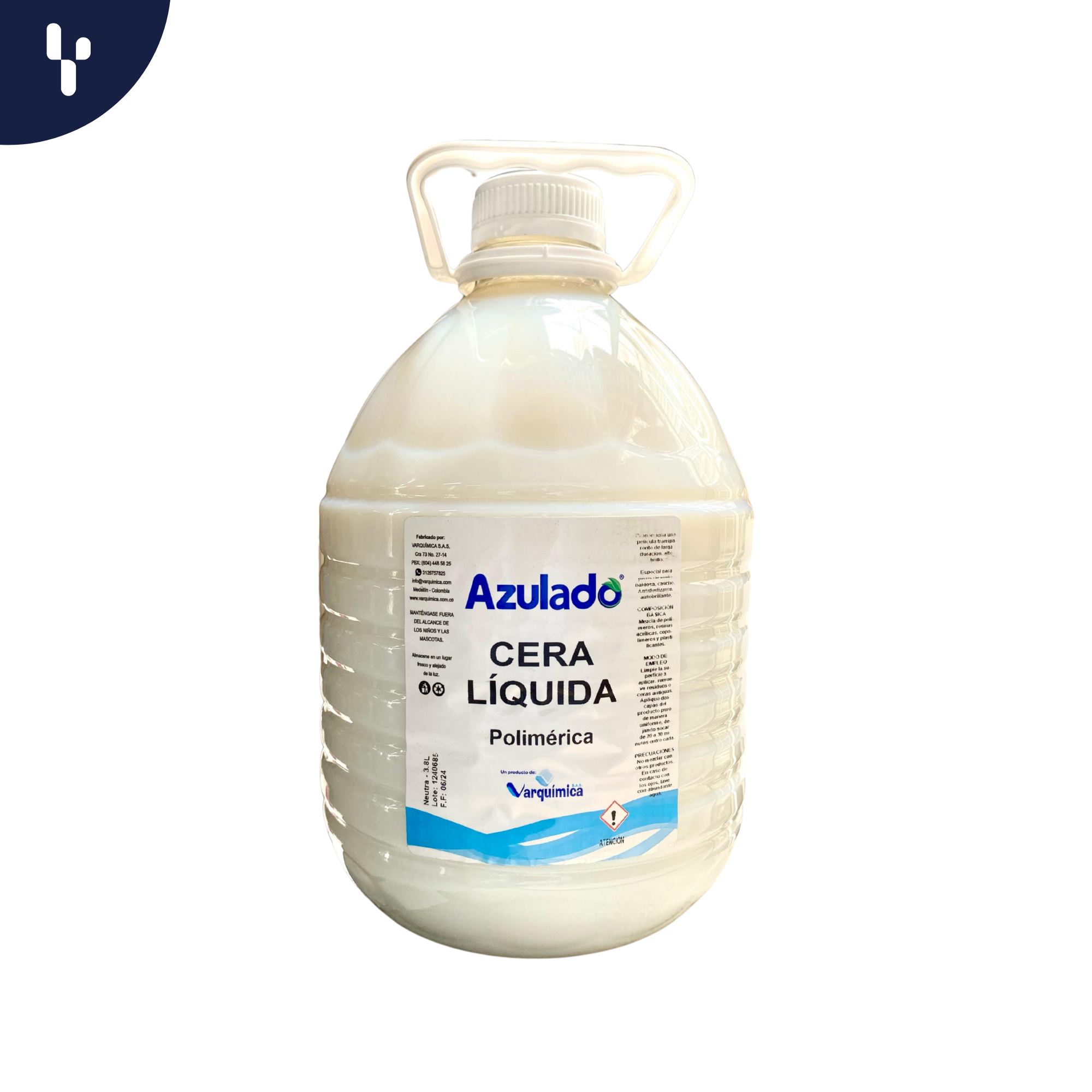 Cera Azulado Polimérica 3.8Lt 