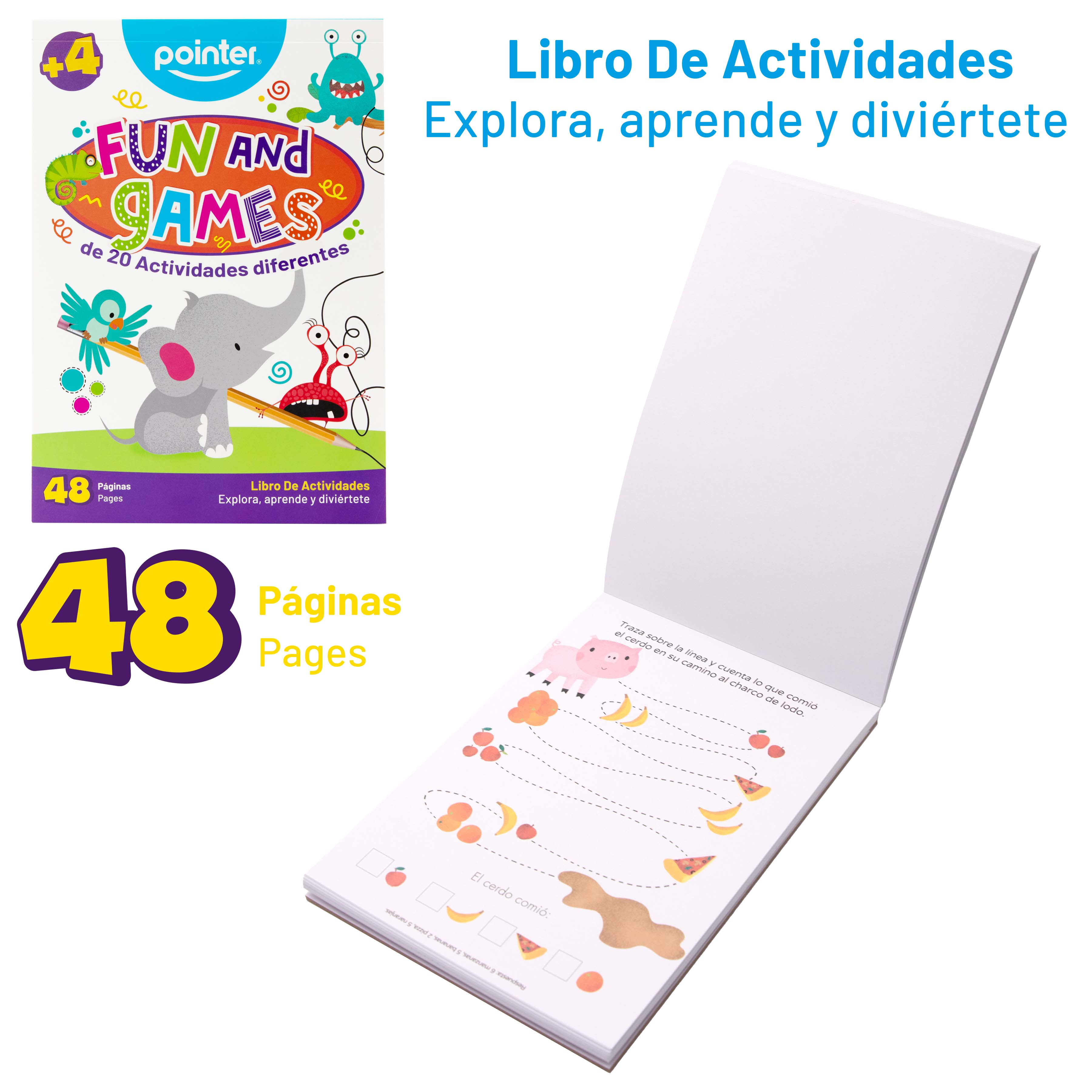 Libro de actividades Pointer Explora, aprende y diviertete DB-2383