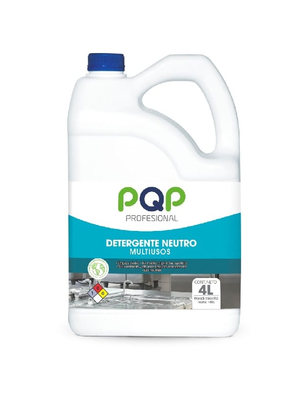 Detergente Líquido PQP X4000ml Neutro Multiusos