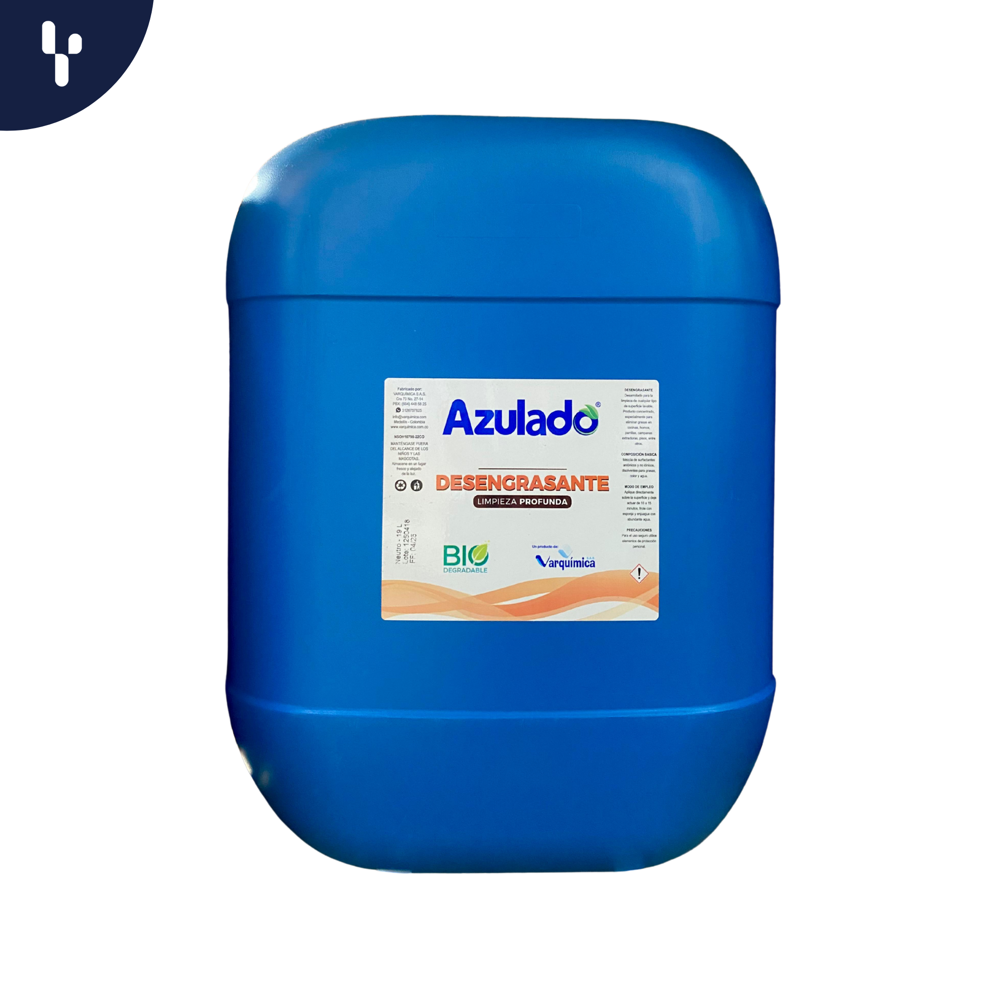 Desengrasante Azulado 19Lt 