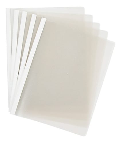 Carpeta carta bisel transparente x 5 unidades Fabrifolder