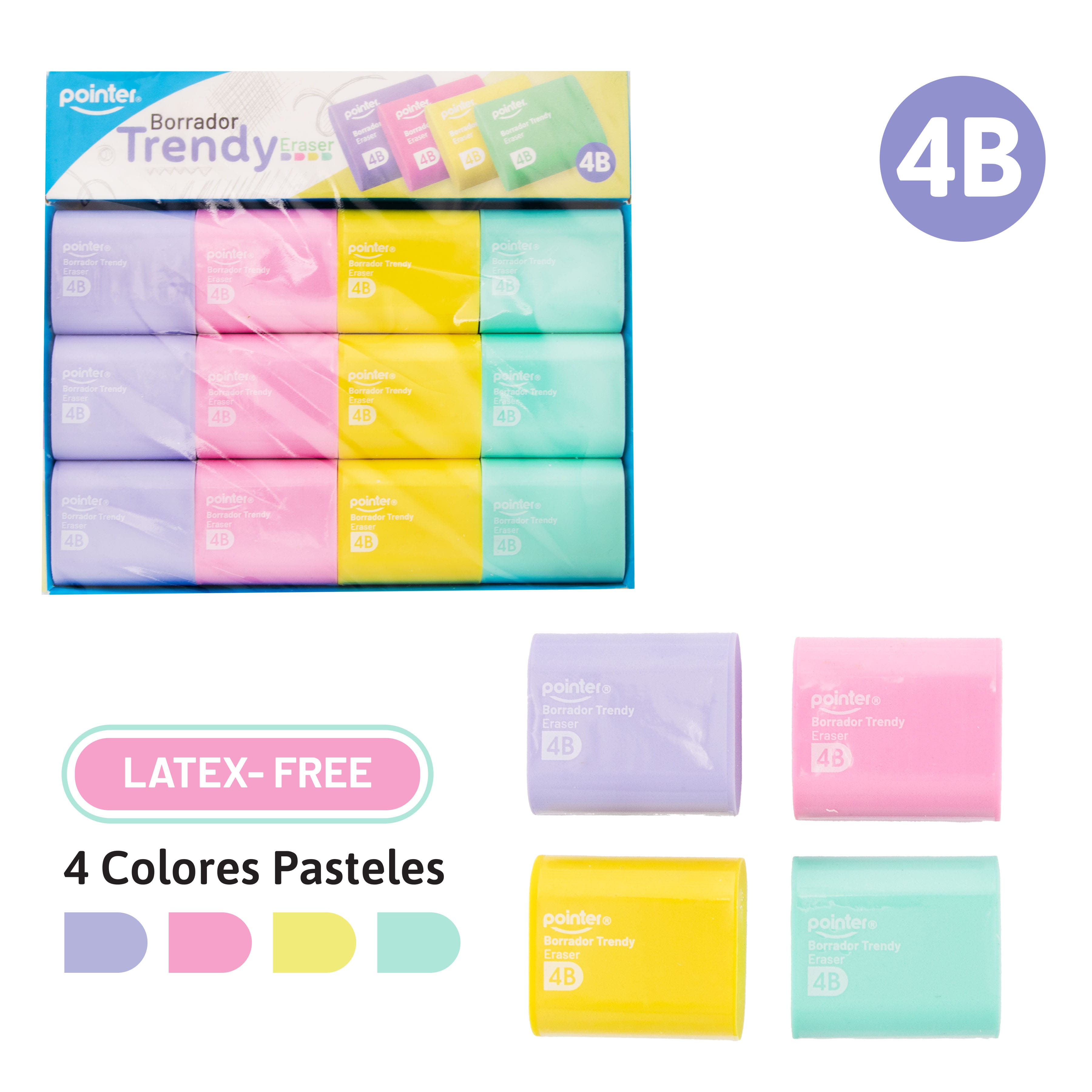 Borrador pastel Trendy 4B Pointer ER-23187