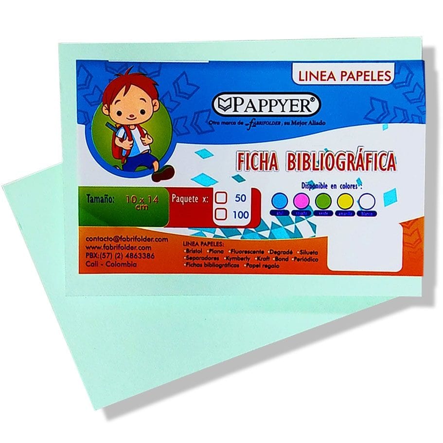Fichas Bibliograficas Rosado Pappyer X50