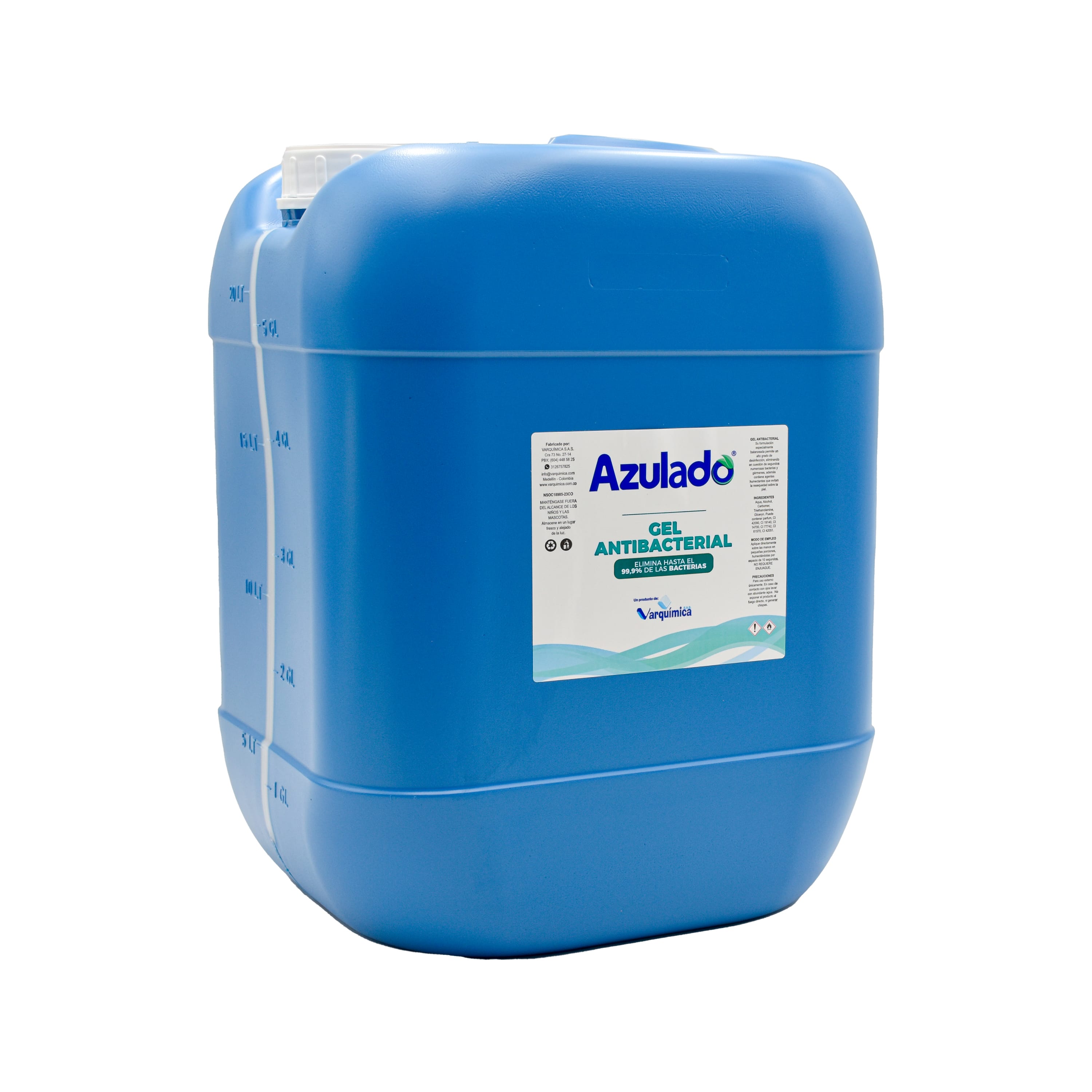 Gel Antibacterial 19.000 ML Azulado