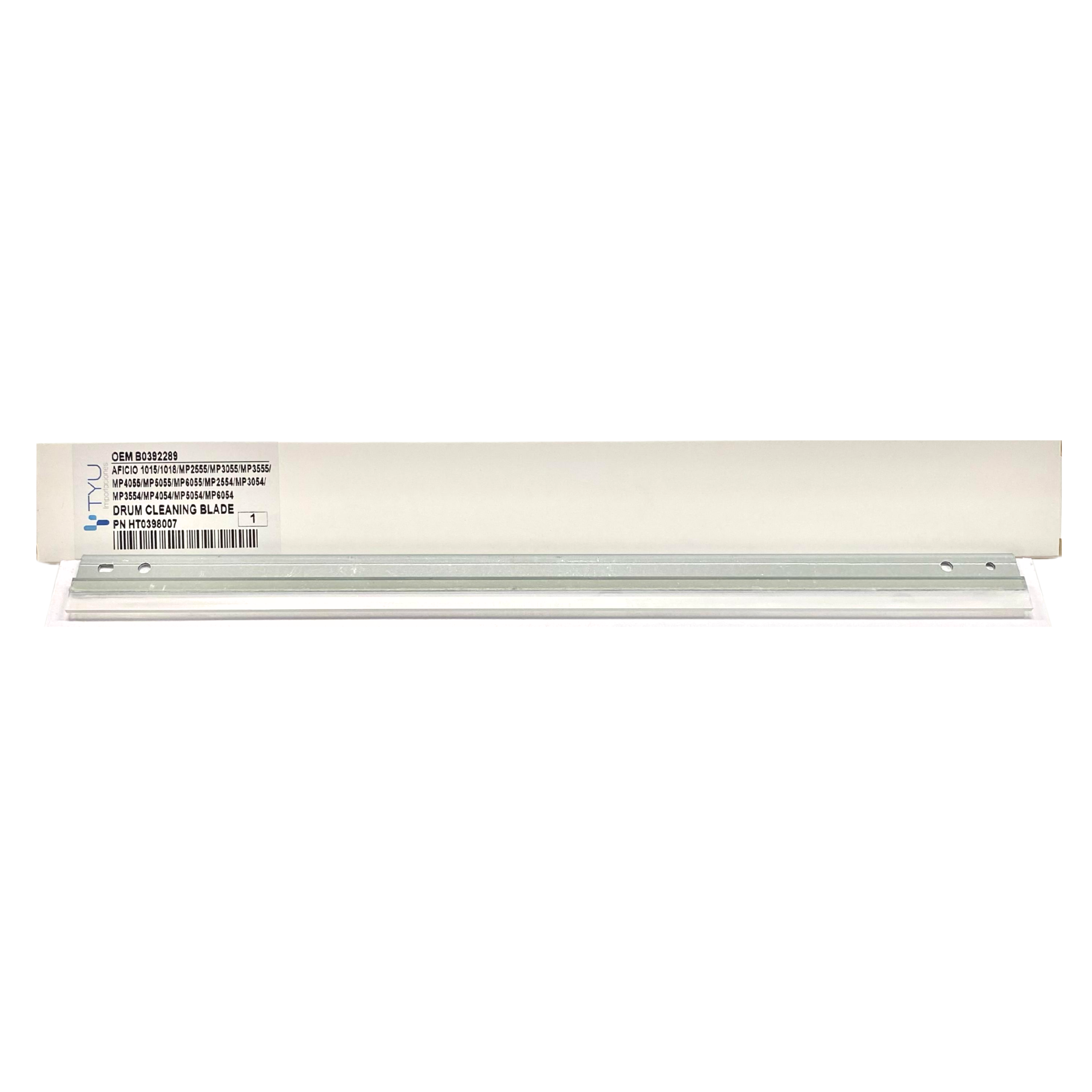 Cuchilla de limpieza Aficio 1015 FI AF1018/MP2555/MP3055/MP3555/MP4055/MP5055/MP6055/MP2554/MP3054/MP3554/MP4054/MP5054/MP6054 OEM B0392289                                                                    