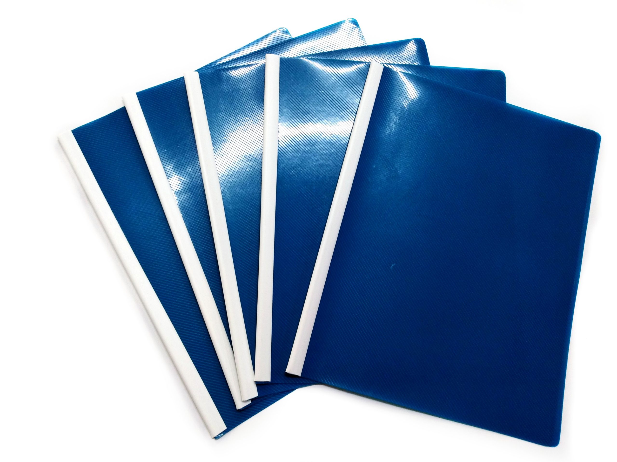 images Carpeta carta bisel azul oscuro x 5 unidades Fabrifolder - Imagen 1