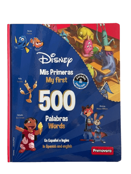 Libro Mis primeras 500 palabras en inglés Disney