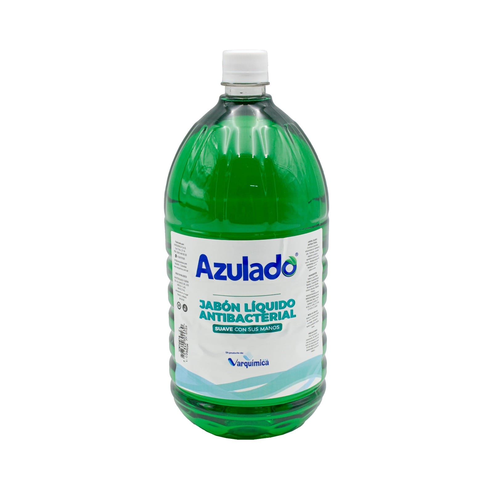 Jabón Líquido 2.000 ML De Manos Antibacterial Manzana Azulado