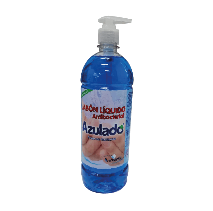 Jabón líquido 1.000 ML De Manos Desinfectante Brisa Azulado