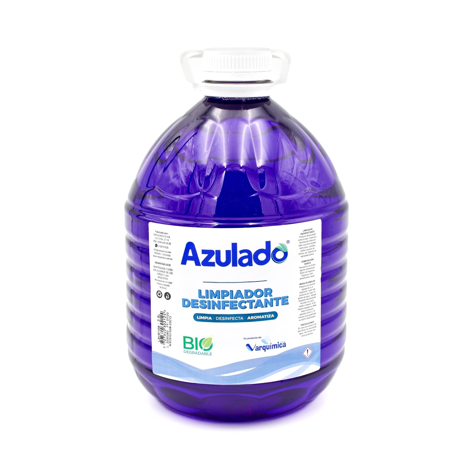 Limpia Piso Azulado 3.800 ML Desinfectante Lavanda