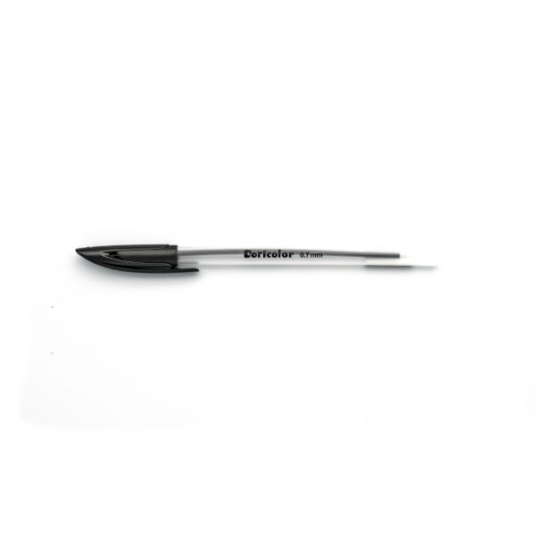 Bolígrafo Doricolor semigel 0.7mm negro