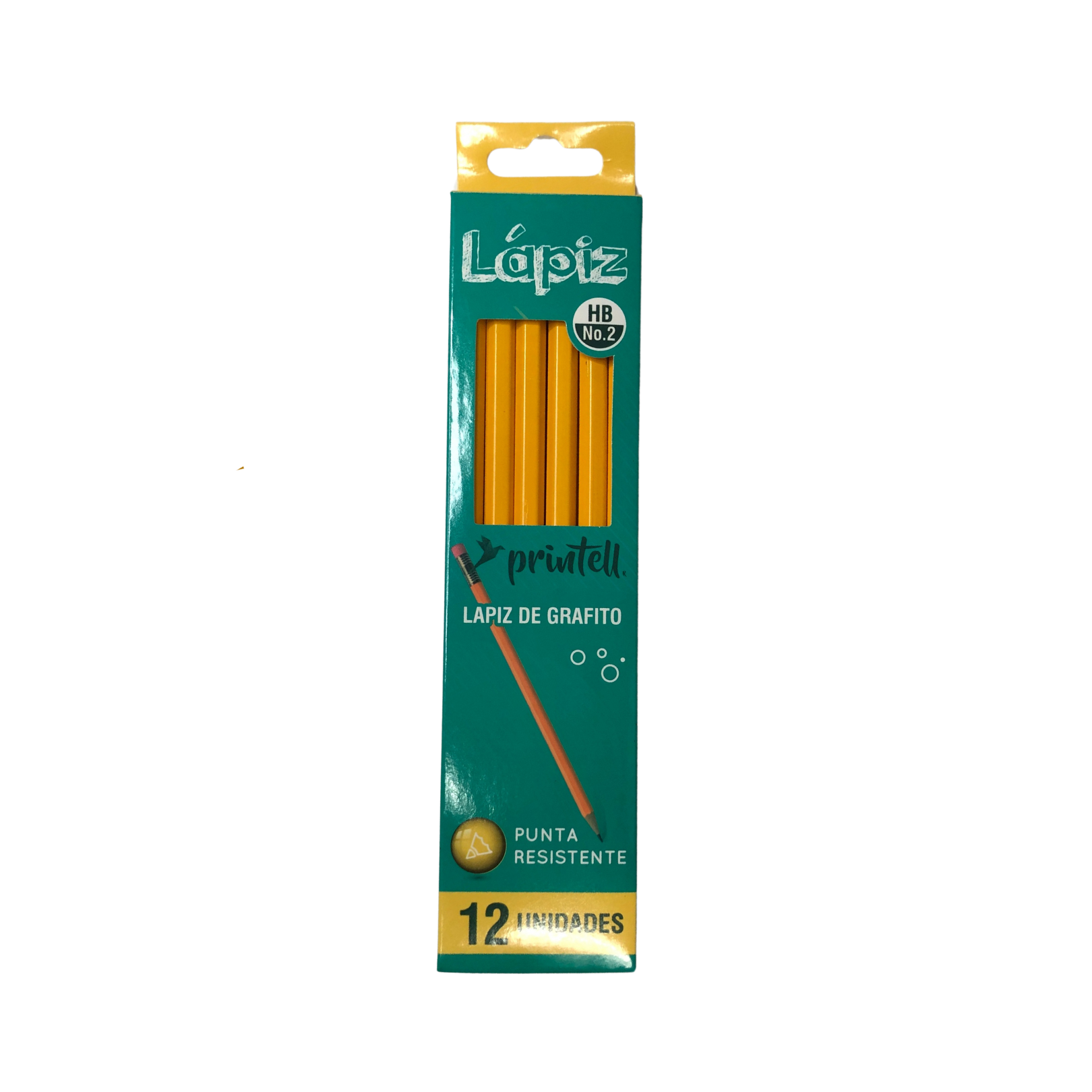 Lapiz Grafito 2HB x12 Unidades Printell 