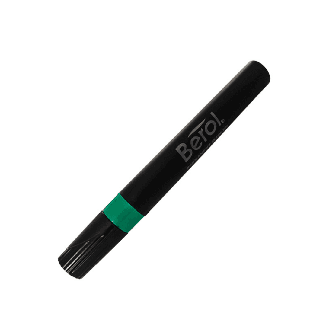 Marcador Berol permanente verde