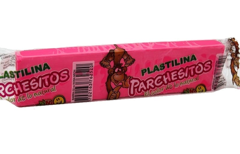 Plastilina Parchesitos 65gr neon fucsia