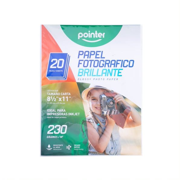 Papel fotográfico 230gr brillante Pointer