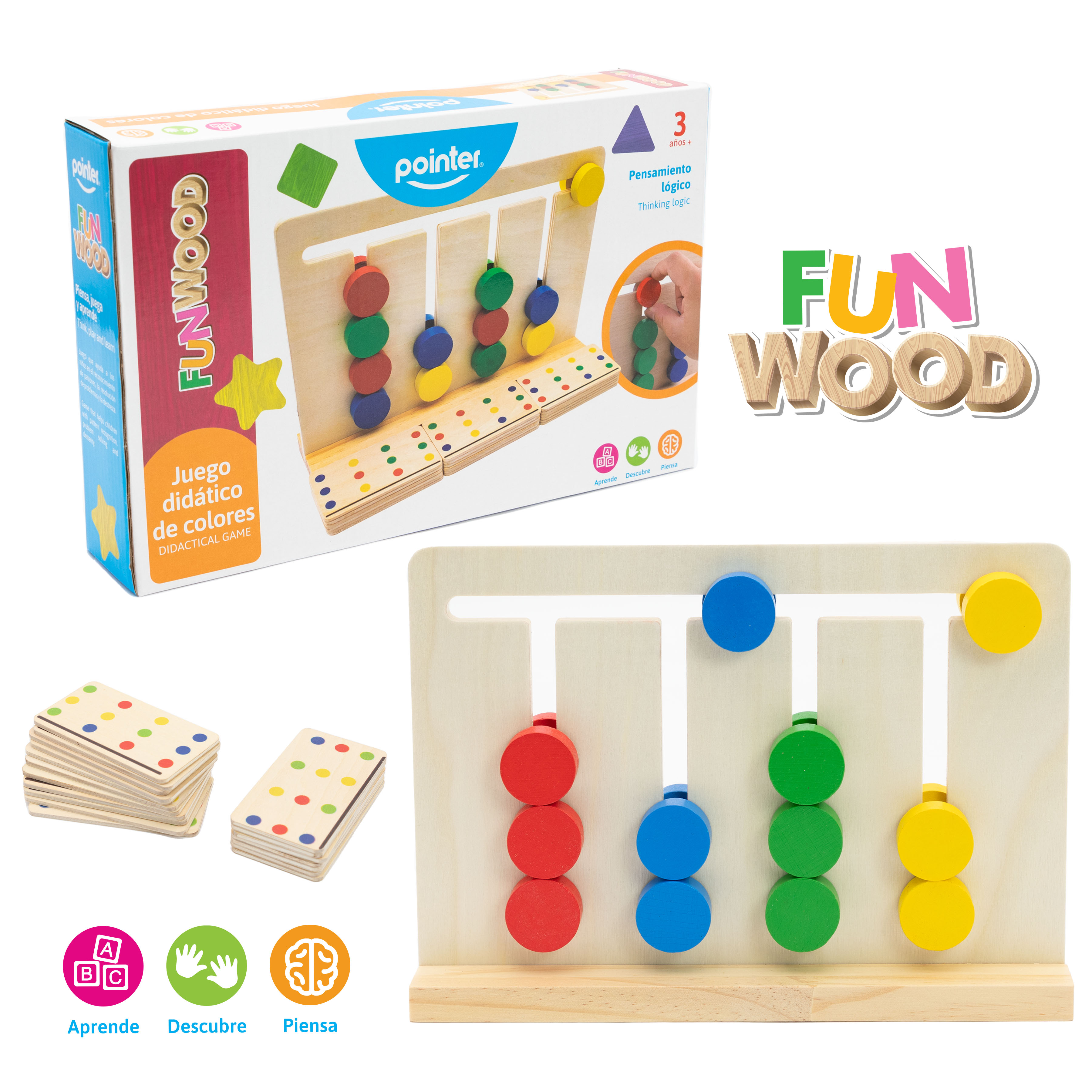 Juego didáctico Pointer pensamiento lógico PZZ-22152