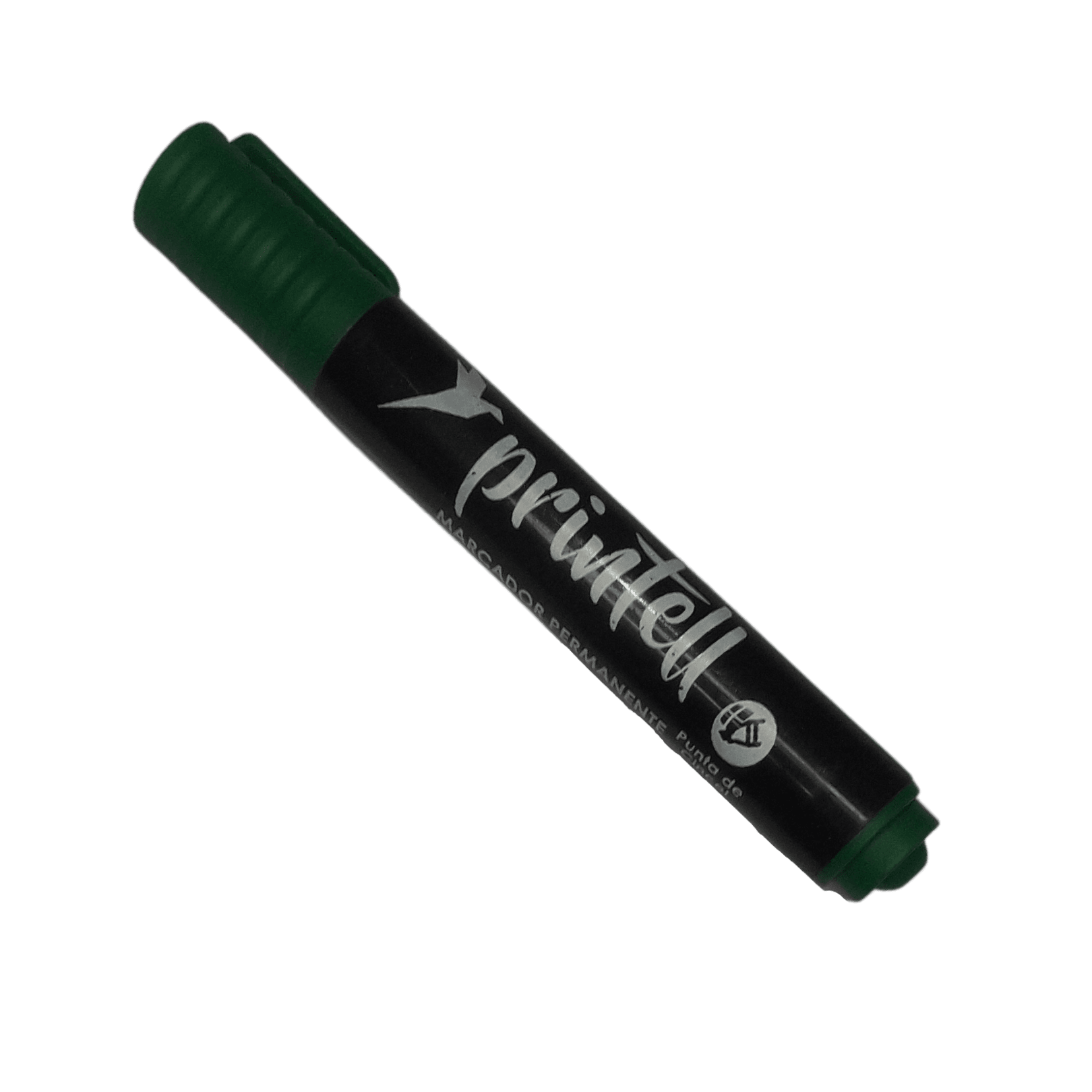 Marcador Printell permanente verde