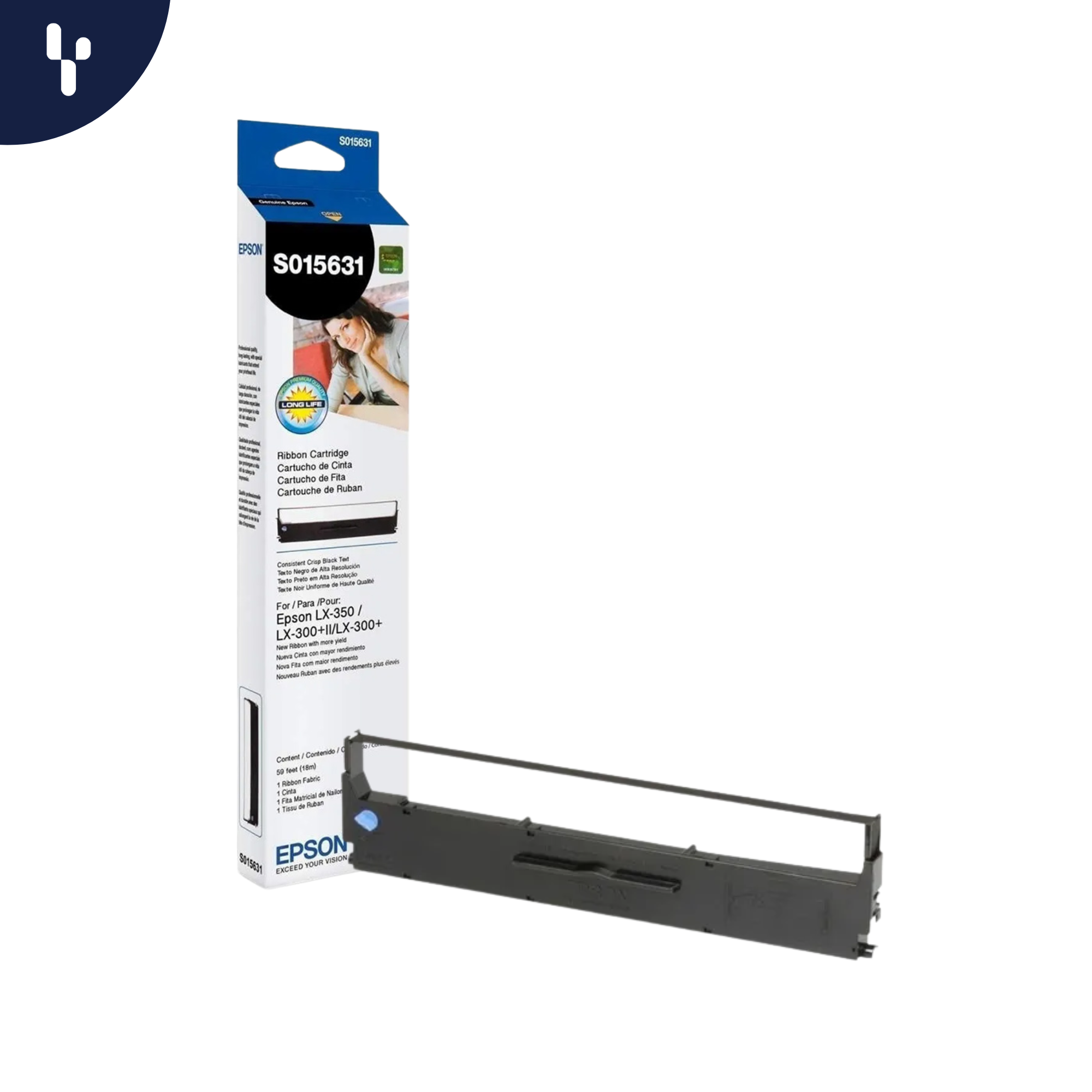Cinta Epson Lx350 Negra Referencia S015631