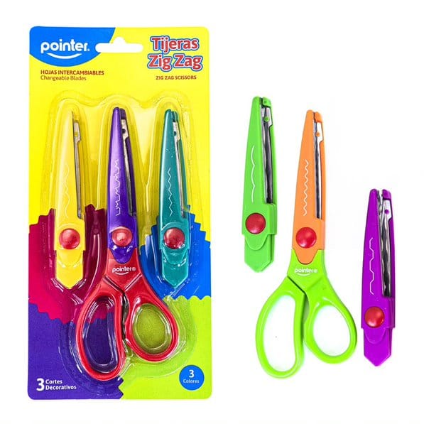 Tijeras ZigZag con corte intercambiables SSC-02-65 Pointer