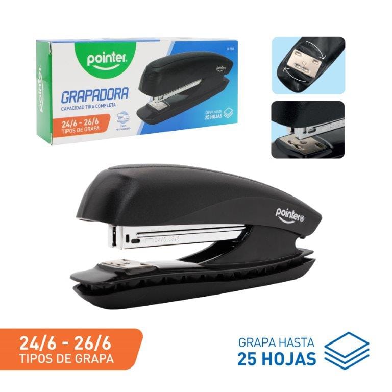Cosedora Pointer plástica tira completa 25 hojas ST-2356