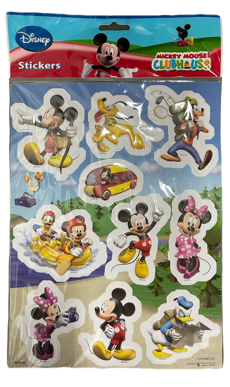 Stickers Disney Mickey mouse Club house X10