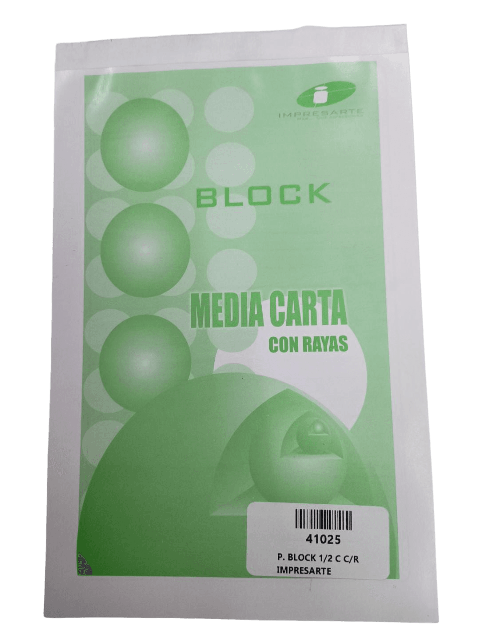 Block 1/2 carta con rayas Impresarte