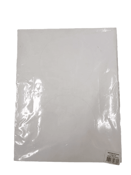 Adhesivo carta CD x 10 en cada hoja 2 sticker