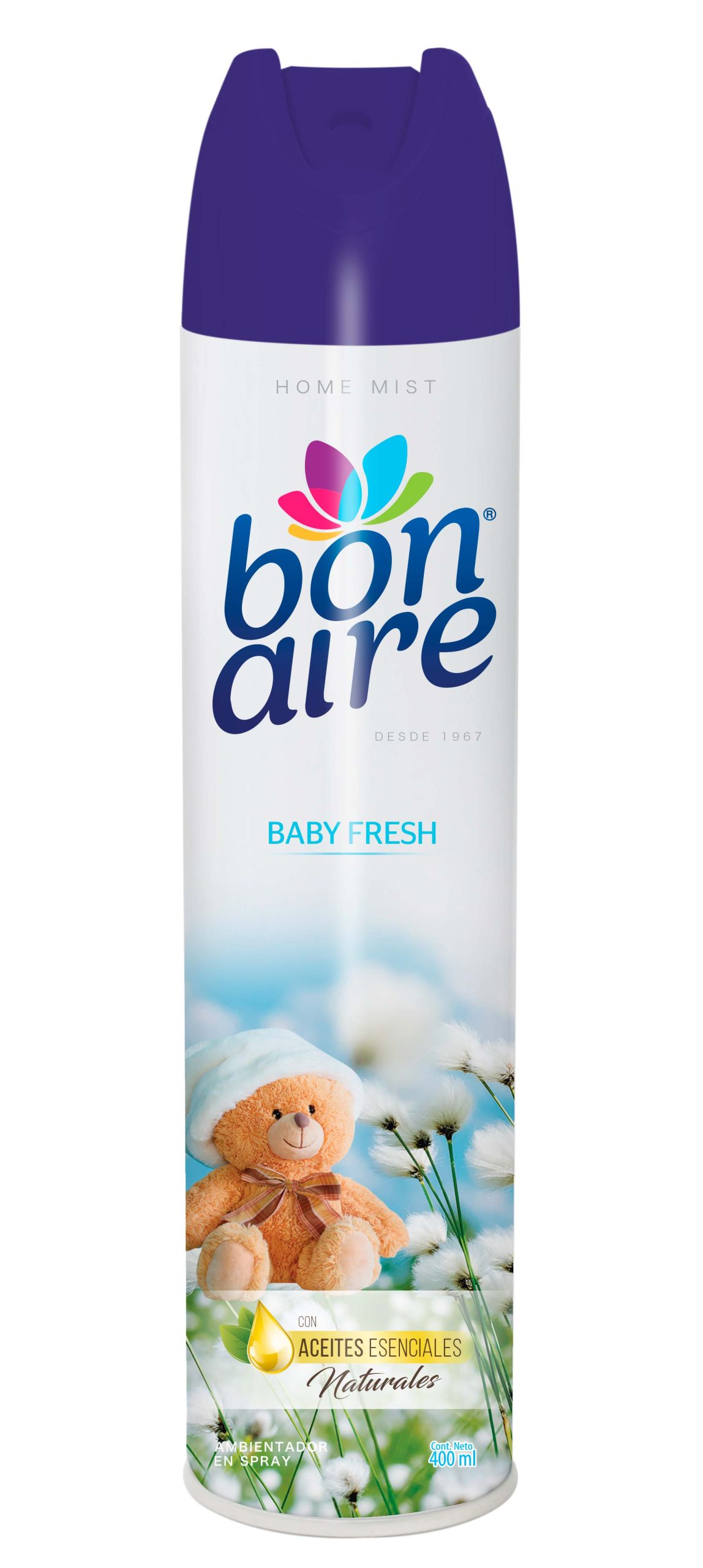 images Ambientador Bonaire spray 400ml Baby fresh - Imagen 1