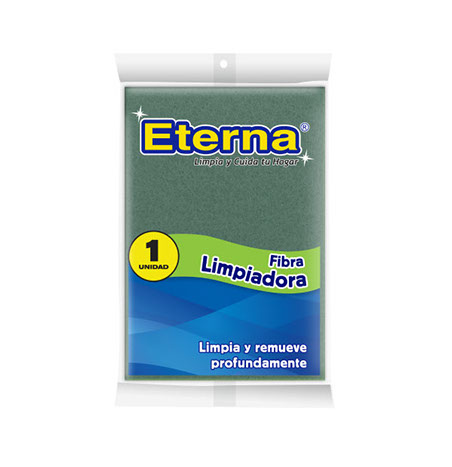 Esponja Abrasiva Sabra 10x13 Cm Verde Eterna
