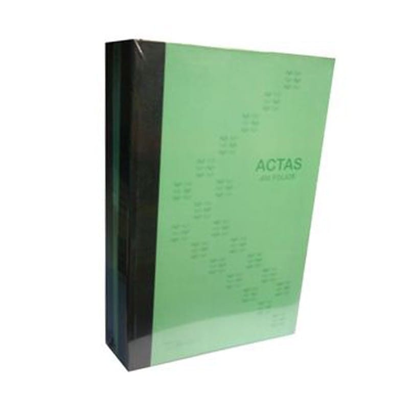Libro De Actas 600 Folios x 300 Hojas Pasta Dura Fabrifolder