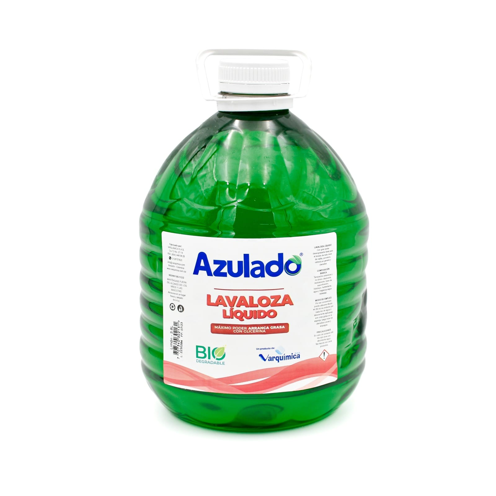 images Lavaloza Azulado Líquido 3.8Lt Limón - Imagen 1