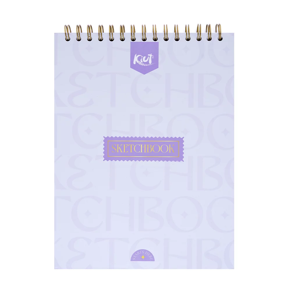 Sketchbook Kiut 2026 blue vibes Argollado