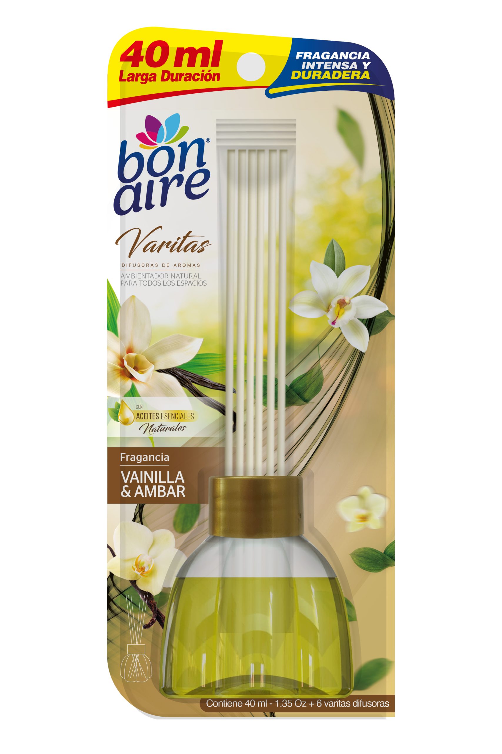 Ambientador Bonaire varitas 40ml vainilla