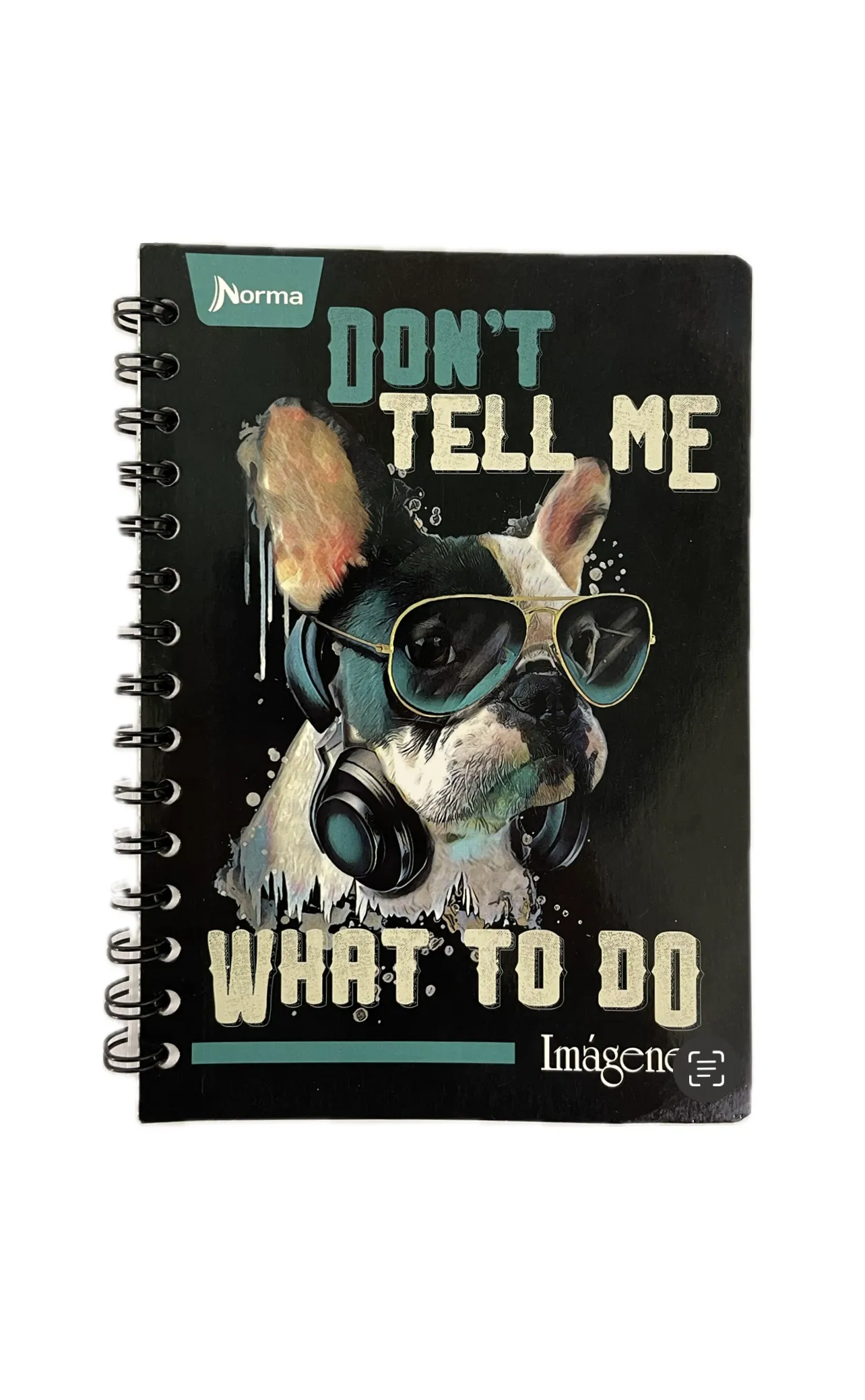 7702111571822 Cuaderno argollado pequeño con rayas unisex Imagenes 100 Hojas - Imagen 1