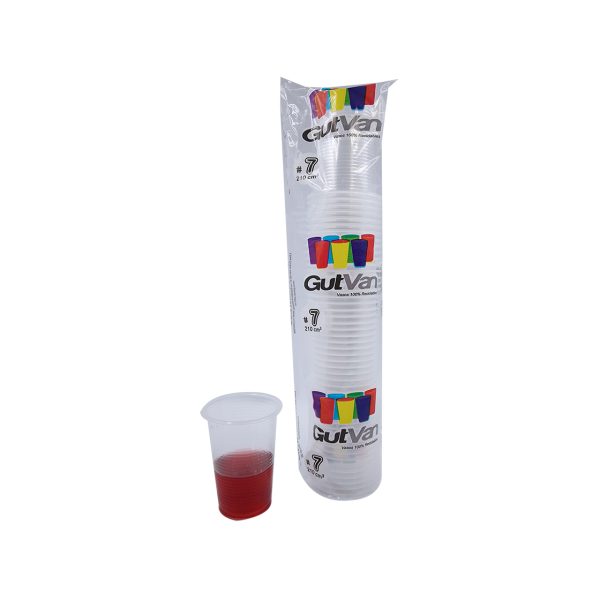 Vaso 7oz transparentes Gutvan