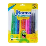 Marcadores Lavables Norma X12 Punta Bala