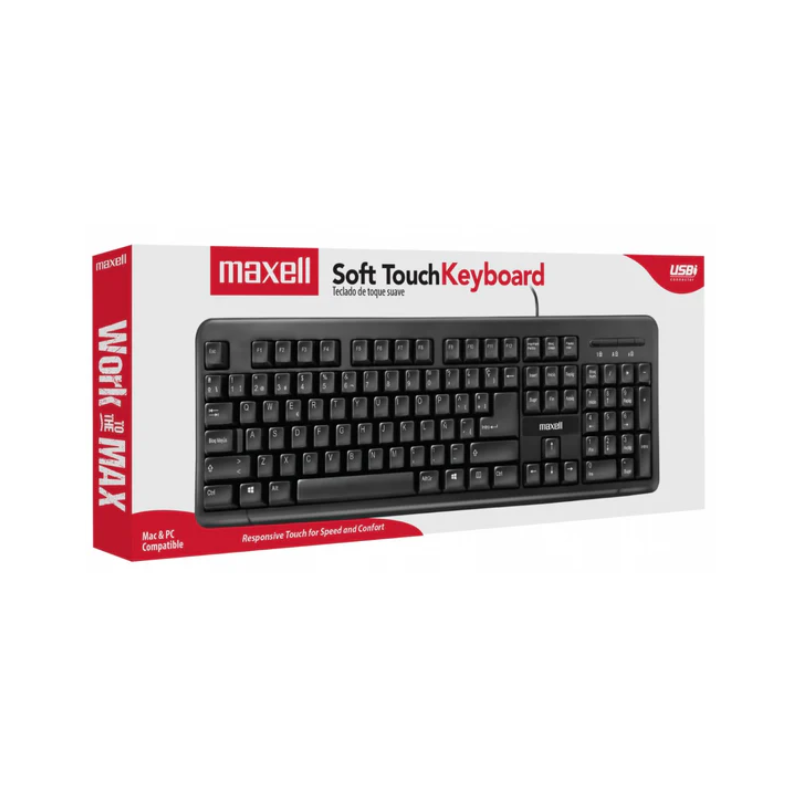 Diseño sin título (10) Teclado Maxell Alambrico Kb90 Unidad - Imagen 1