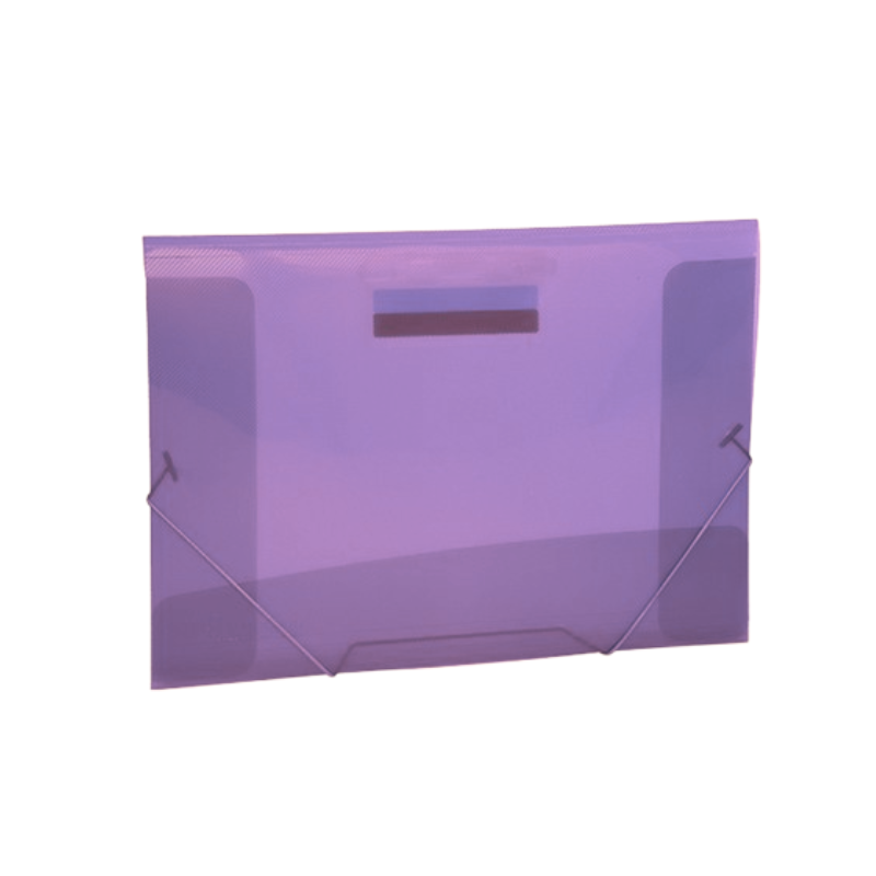 Diseño sin título (22) Carpeta Marfil Seguridad Oficio Morado Resorte - Imagen 1