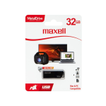 Memoria Usb 32gb Metálica Negro Maxell