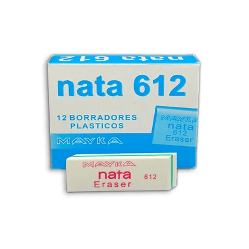 E25483010 (1) Borrador Mayka Nata Blanco 612 Eco Unidad 6943572700029 - Imagen 1