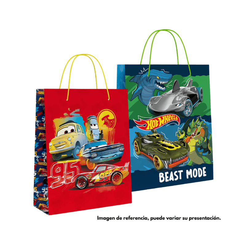 E25483010 (11) Bolsa Regalo L Personajes Niño Primavera Unidad - Imagen 1