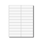 Adhesivo Hoja 2 Columnas Stiker L-22 10.8x2.5 Cm 108x25