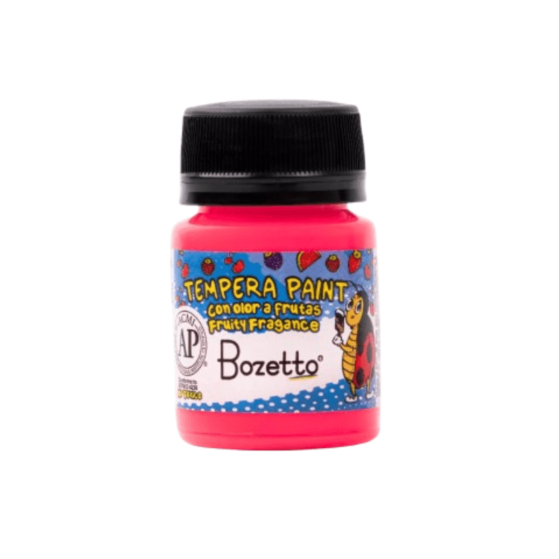 E25483010 (3) Tempera Bozetto 120ml Fluorescente Pink Con Olor Franco Arte - Imagen 1