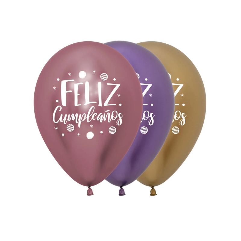 E25483010 Globos Destellos Surtido X50 Sempertex - Imagen 1