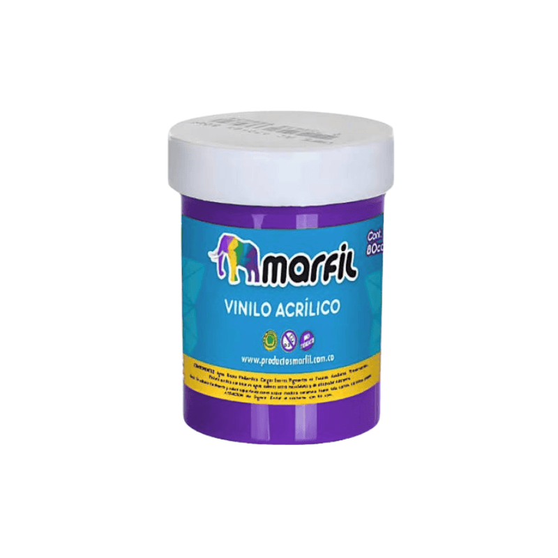 E25483010 (4) Vinilo Marfil 33cc Morado Unidad - Imagen 1